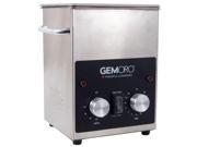 GemOro 2QTH Next Gen Stainless Steel Ultrasonic Jewelry Cleaner With Basket