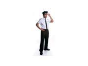 Airline Pilot Adult Costume Size Small