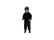 Kids Plush Gorilla Child Costume Size 2T Toddler