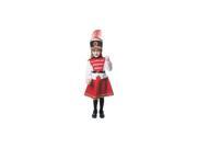 Drum Majorette Child Costume Size 8 10 Medium