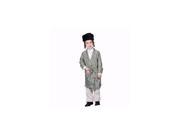 Jewish Rabbi Bekitcha silver Child Costume Size 12 14 Large