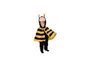 Little Honey Bee Infant Cape Costume Size 12 24mo.