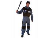 SWAT Police Officer Adult Halloween Costume Size Large