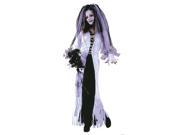 Adult Skeleton Bride Costume FunWorld 1056