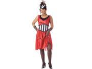 Saloon Girl Adult Halloween Costume Size 8 10 Medium