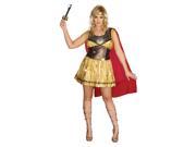 Golden Gladiator Adult Costume Size X Large 14 16