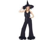 Witch Glamour Adult Black Costume