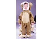 Infant Plush Monkey Costume FunWorld 9684