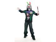 Gruesome Giggles Clown Child Costume Size 4 6