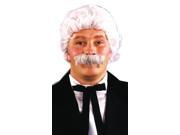 Mark Twain Wig Moustache Accessory