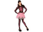 Pink Punk Skeleton Adult Costume Size X Small 2 4