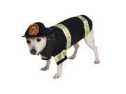 Firefighter Pet Costume Size Medium