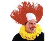 Clown Wig All American Red Adult Size