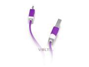 Voltsonic 2 Pack FlatLine 3.3 ft Sync Charge Micro USB to USB Noodle Style Data Cable
