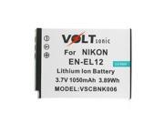 Voltsonic 1050mAh Li Ion Rechargeable Digital Camera Battery for Nikon EN EL12