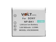 Voltsonic 980mAh Li Ion Rechargeable Digital Camera Battery for Sony NP BK1