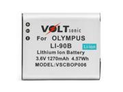 Voltsonic 1270mAh Li Ion Rechargeable Digital Camera Battery for Olympus LI 90B