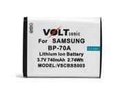 Voltsonic 740mAh Li Ion Replacement Digital Camera Battery for Samsung BP 70A
