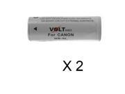Voltsonic 870mAh Li Ion Replacement Digital Camera Battery for Canon NB 9L 2 Pack