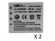 Voltsonic 710mAh Li Ion Replacement Digital Camera Battery for Fujifilm NP 40 2 Pack