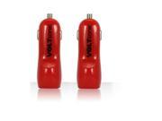 Voltsonic 3.1A Dual USB High Speed Car Charger 2 Pack