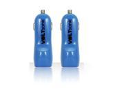 Voltsonic 3.1A Dual USB High Speed Car Charger 2 Pack