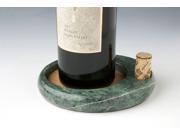 Sommelier’s Wine Bottle Coaster Green Marble