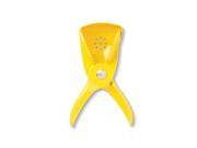 Lemon Lime Squeezer Stainless Steel with Yellow Enamel