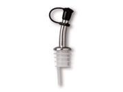 Chrome Plated Bottle Pourer with Cap and Plastic Cork