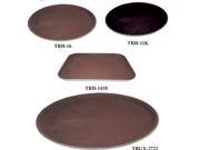 Easy Hold Bar Tray 22 X 27 Oval Brown