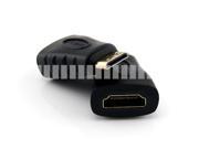 Mini HDMI Male to HDMI Female Adapter Connector Gold Plated HDMI 1.4 Standard HDMI Type A Female to Mini HDMI Type C Male Converter Straight for DC Camcorder Ta