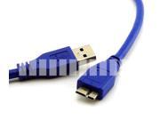 1M 3.3Ft Long Heavy Wire Gauge Micro USB 3.0 Data Sync Charge Cable to USB A 3.0 Male Compatible with USB 2.0 for Samsung Galaxy S5 GS5 G900 Note 3 III Hard D