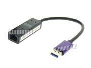 USB 3.0 Male to 1Gb RJ 45 10 100 1000 Mbps Ethernet IEEE 802.3 LAN Metallic Case Heat Lost Downward Compatible USB 2.0 For Windows 8 7 Vista XP Mac OS X Nin