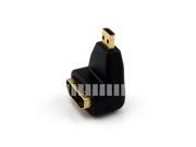 Right Angle Micro HDMI Male to HDMI Female Adapter Connector Converter Standard HDMI Type A Female to HDMI Type D Micro HDMI Male 90 Degree for DC Camcorder Tab