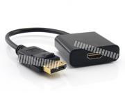 Short Cable Converter 20 Pin Displayport DP Male to HDMI Female Standard HDMI A Female Adapter Cable Connector for TV HDTV Projector Display OEM