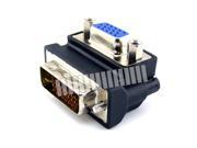 90 270 Degree Right Angle D Sub 15 Pin VGA Female to 24 5 Pin DVI Male Connector Adapter Converter Extender VGA Female to DVI Male OEM