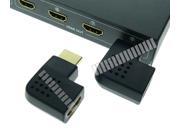 90 Degree Turn Right Angled HDMI Male to Female Connector Vertical Flat Adapter Converter for HDMI HDTV Display OEM
