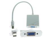 Short Adapter Cable Mini DisplayPort Mini DP Thunderbolt Male to VGA Female Converter Connector for Apple Mac Pro Mini iMac Macbook Air Pro Lenovo ThinkPad Dell