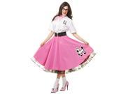Complete 50 s Poodle Outfit Pink Costume