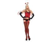 4Pc Sweetheart Ladybug Sexy Holiday Party Costume