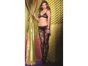 Body Stocking with Floral Design