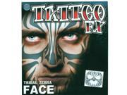 Face Tattoo Tribal Zebra