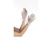 Fingerless Wrist Length Lace Gloves