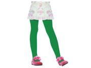 Girls Opaque Tights 1 3 KELLY GREEN