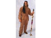 Suede Indian Brave Costume