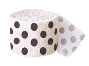 Dotted Crepe Paper Roll