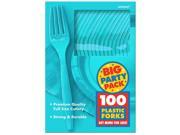 Caribbean Blue Big Party Pack Forks