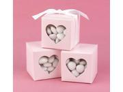 Heart Window Personalized Favor Boxes