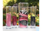 Linked Hearts Large Personalized Cylinder