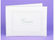 Personalized White Essence Pearl Guest Book